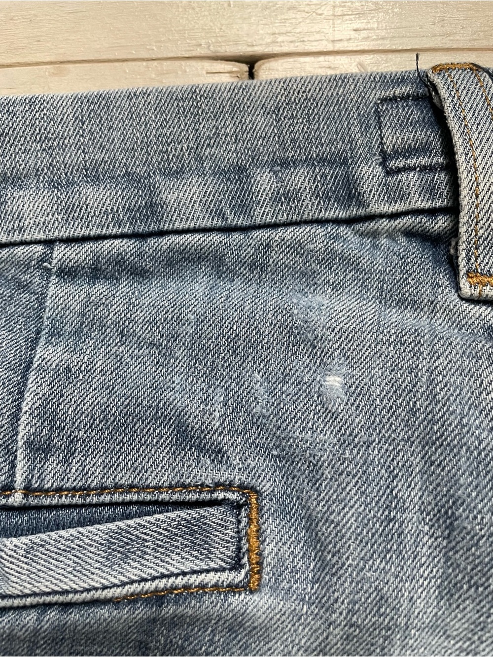 Hudson Women’s Jeans Jamie Slim Chino Light Wash Frayed Hem Size 26 Made in USA - Picture 8 of 10